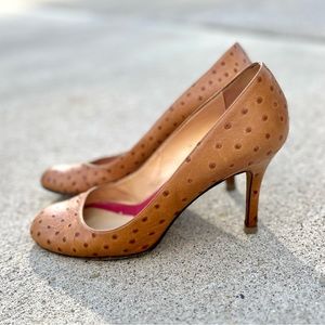Kate spade tan heels size 9